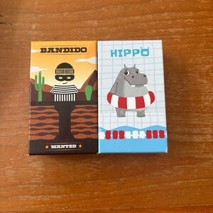 Bandido & Hippo Games! - Orange, Brown, Blue